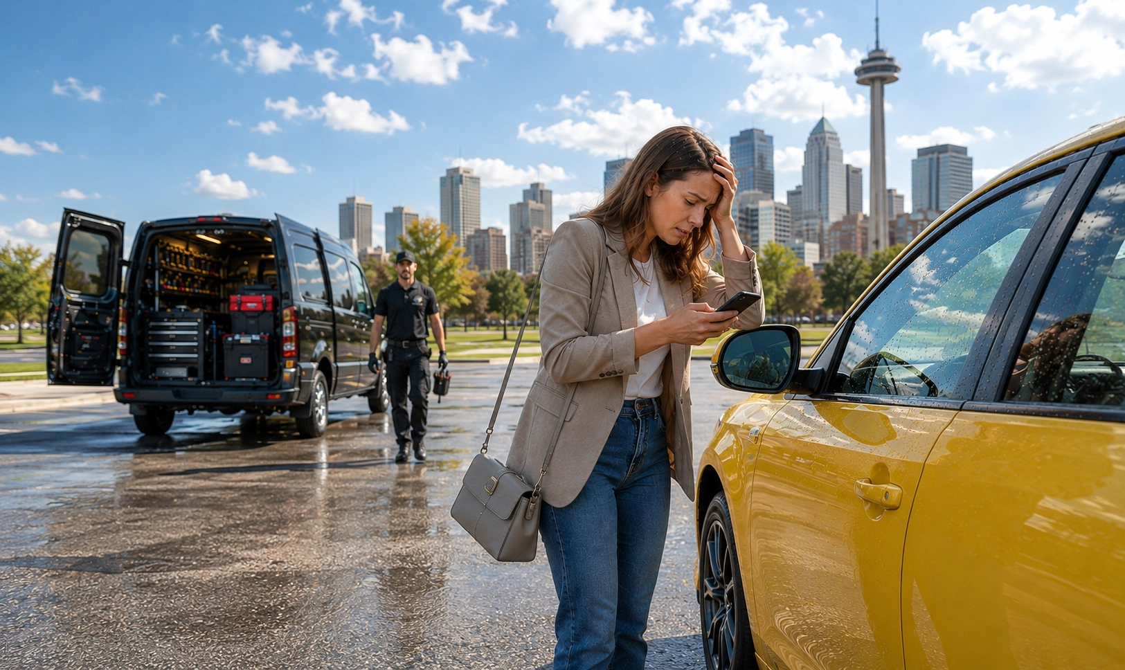 Mobile car lockout service in San Antonio