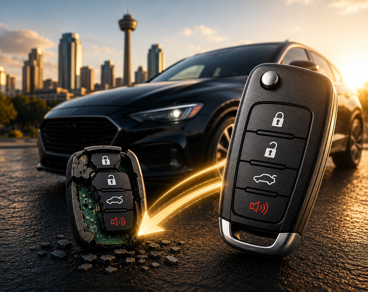 Replacement service for lost or damaged key fobs